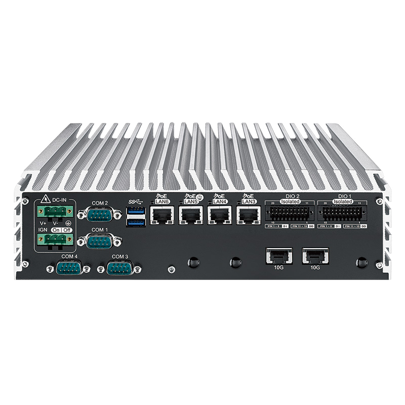  10G Ethernet Systems , Fanless Box PCs - ECS-9755