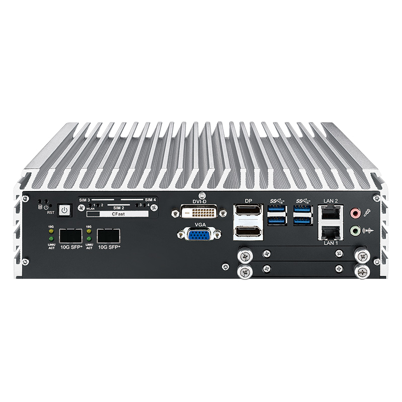  10G Ethernet Systems , Fanless Box PCs - ECS-9771