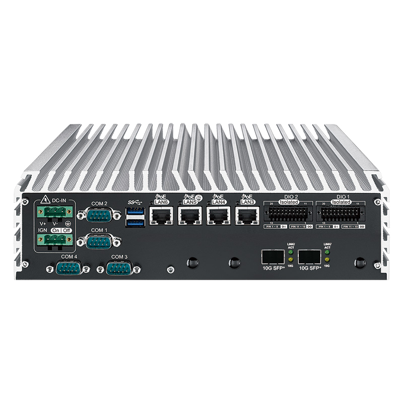  10G Ethernet Systems , Fanless Box PCs - ECS-9771