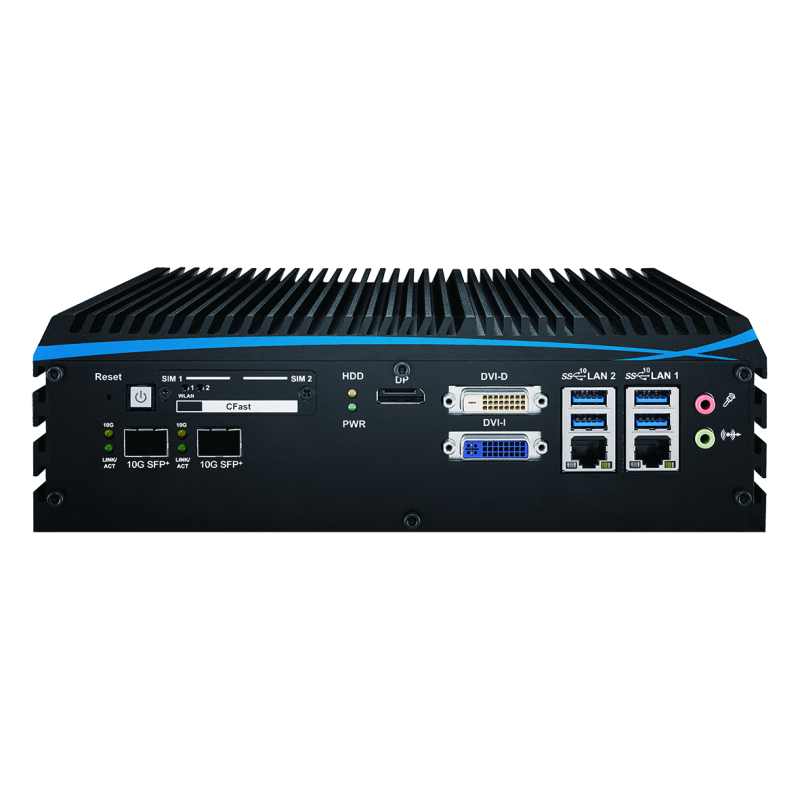  10G Ethernet Systems , Fanless Box PCs - ECX-1071