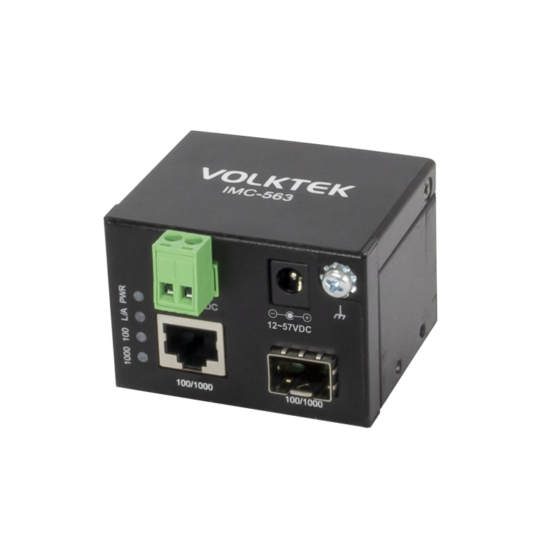  Industrial Ethernet Converters , Unmanaged - IMC-563