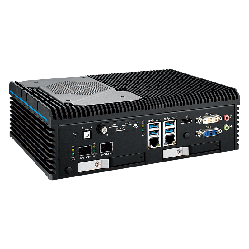  10G Ethernet Systems , Fanless Box PCs - ECX-2071