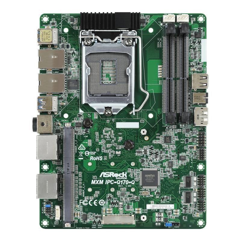  Micro-STX , Motherboard Industriali - MXM IPC-Q170-Q